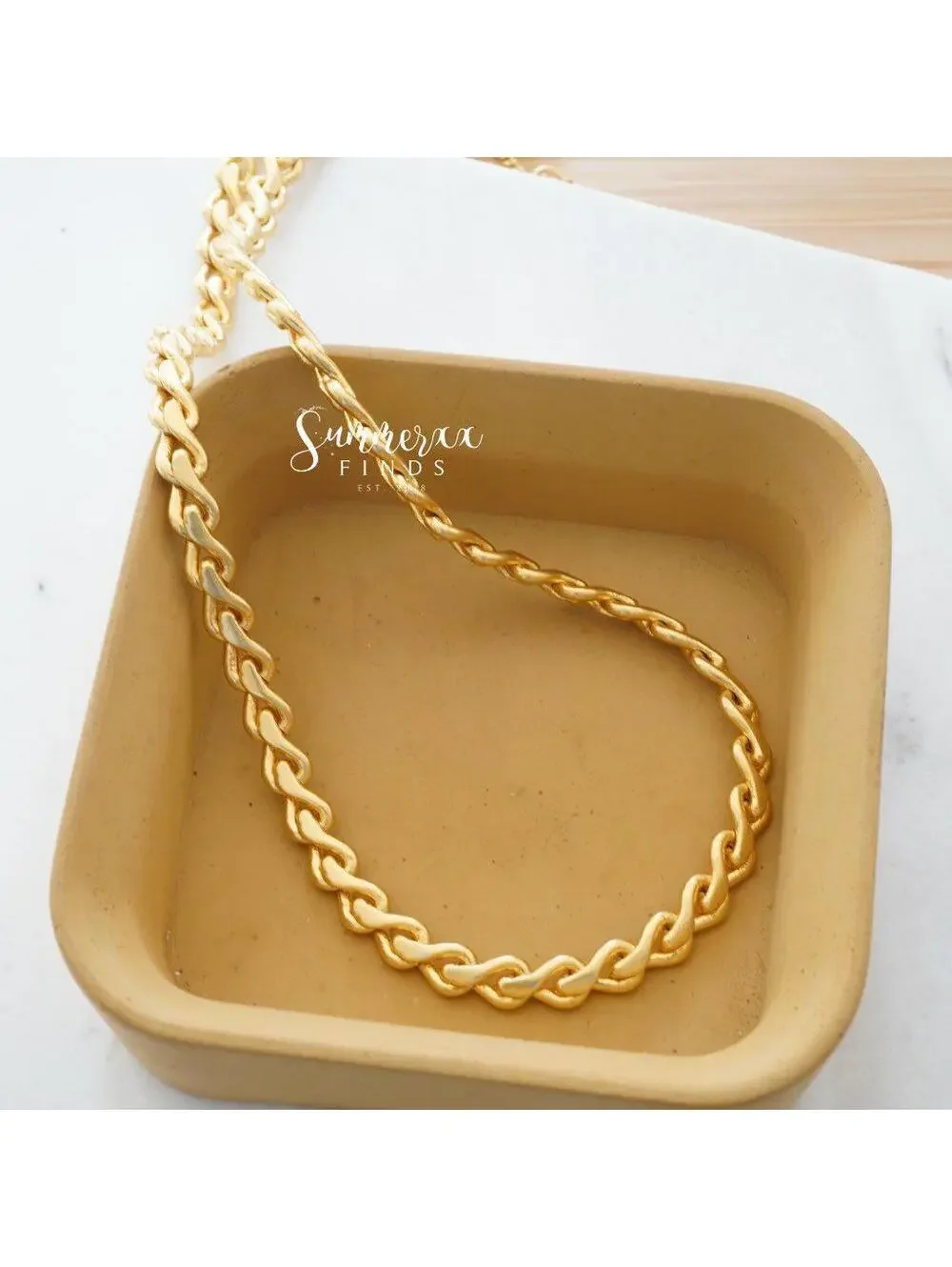 Madewell Chunky Curb Chain Necklace - Picture 3 of 8